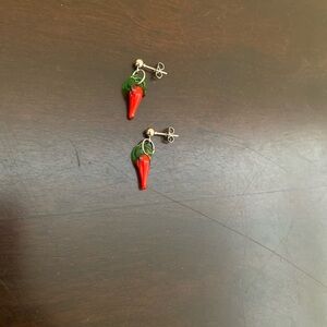 Spicey Chili Pepper Red Hot ! Earrings